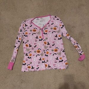 Little Sleepies Pink Halloween Pajama Top